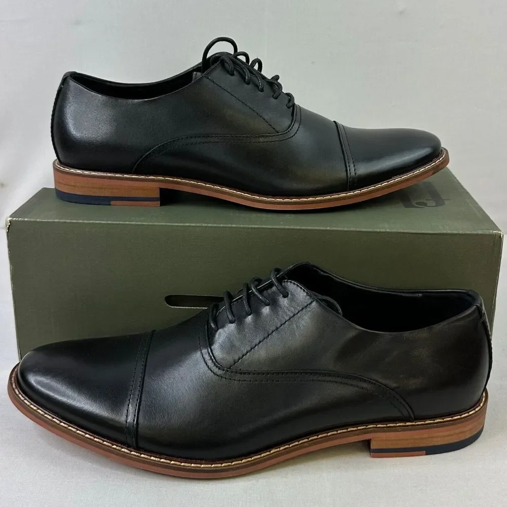 Floyd Lotte Black Men's Oxford Dress Shoes Sz 10.5‎